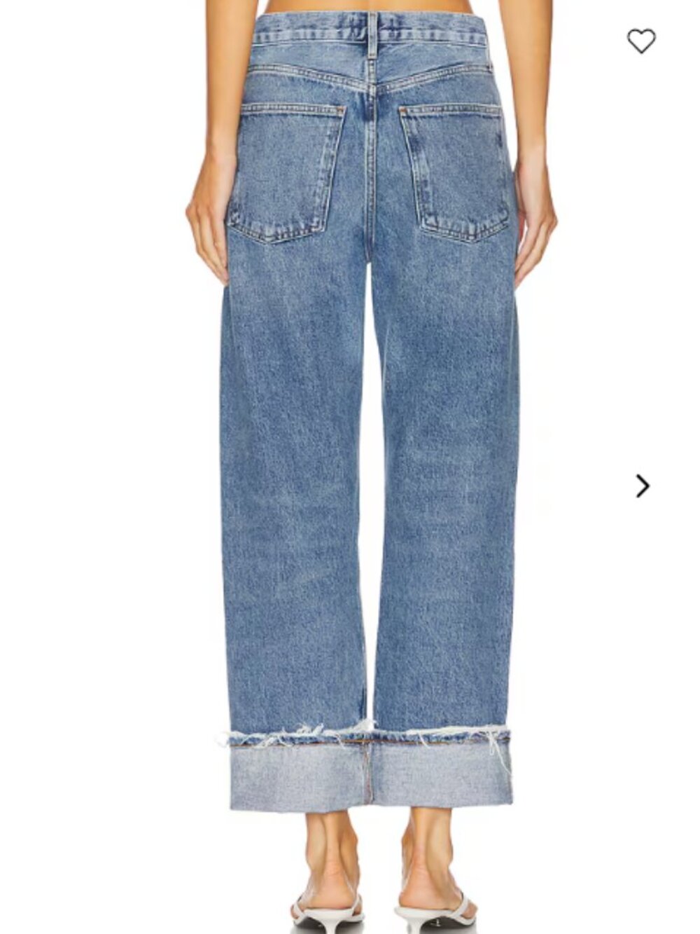 AGOLDE Fran Low Slung Straight Jeans in Reign Size 24 - Picture 2 of 12